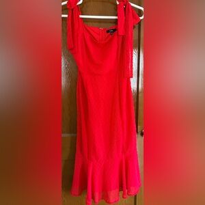 Lulu's Vibrant Red Maxi Skirt